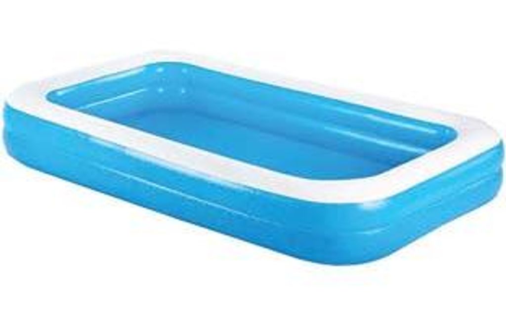 Piscina "Family" Gonfiabile Rettangolare 2 Anelli  +3 Anni Immagine del prodotto 