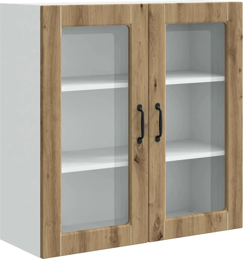 Mobiletto da cucina Artisan oak 80 x 31 x 80 cm materiale a base di legno