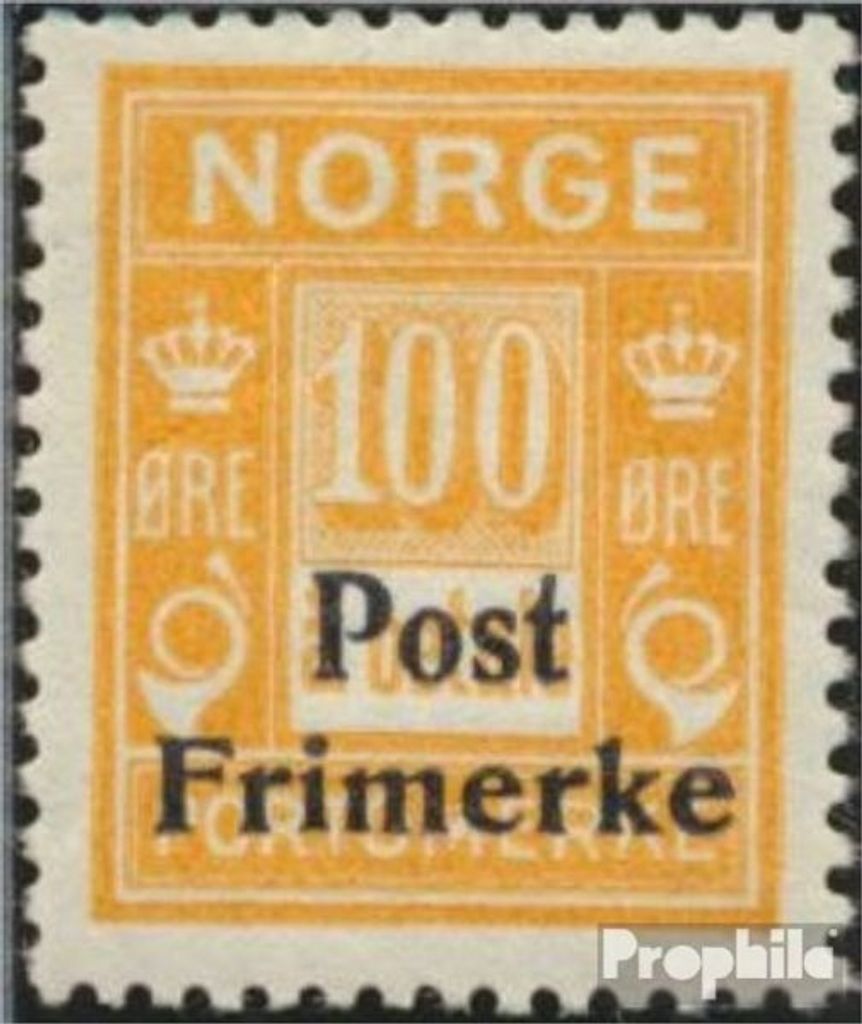 Briefmarken Norwegen 1929 Mi 144 gestempelt Portomarken mit Aufdruck