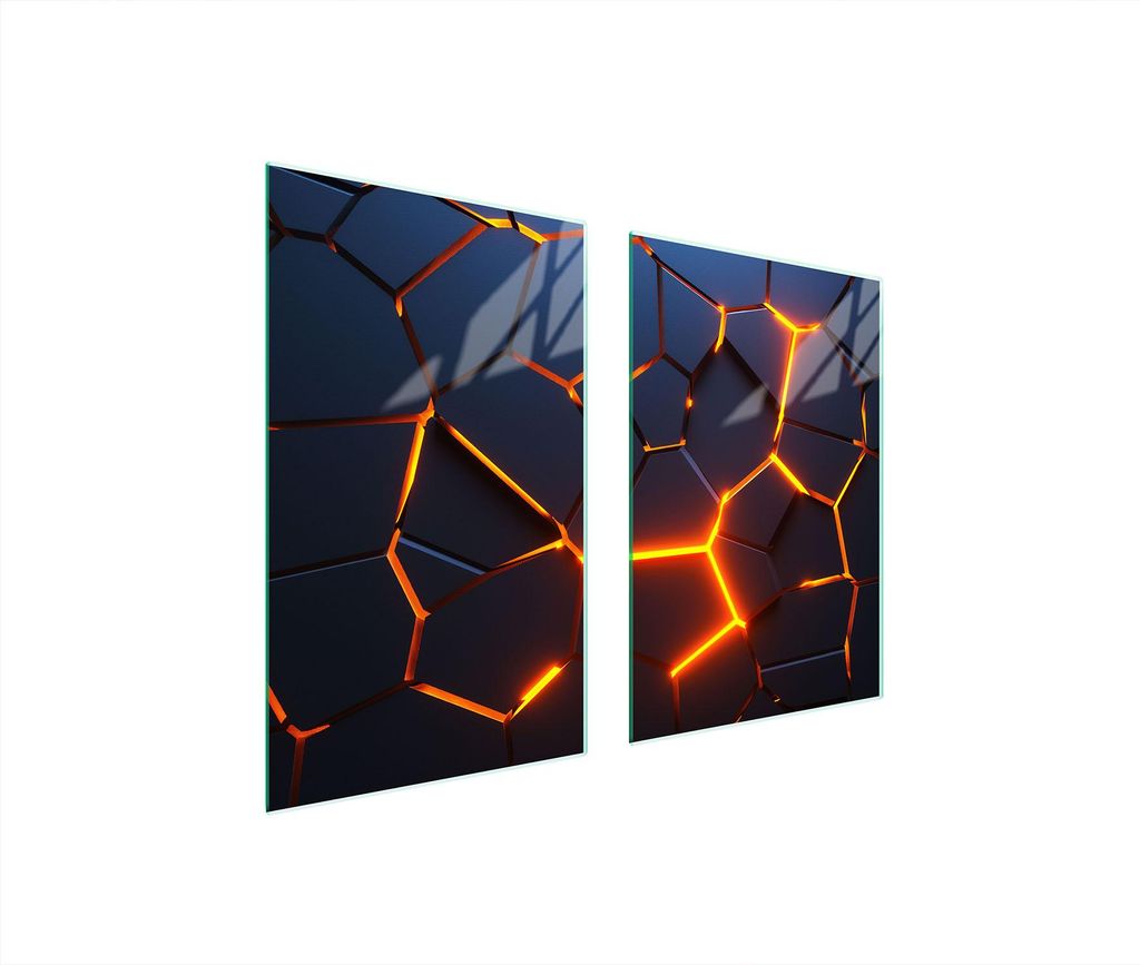 Glasschutzplatte Für Küche 65X52 Magma