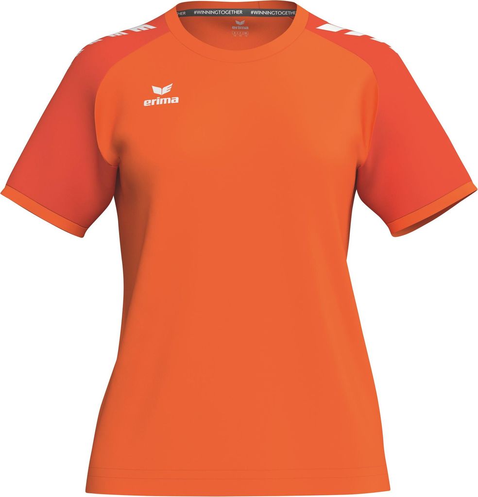 Erima Wings Trikot Kurzarm Orange/Mandarin