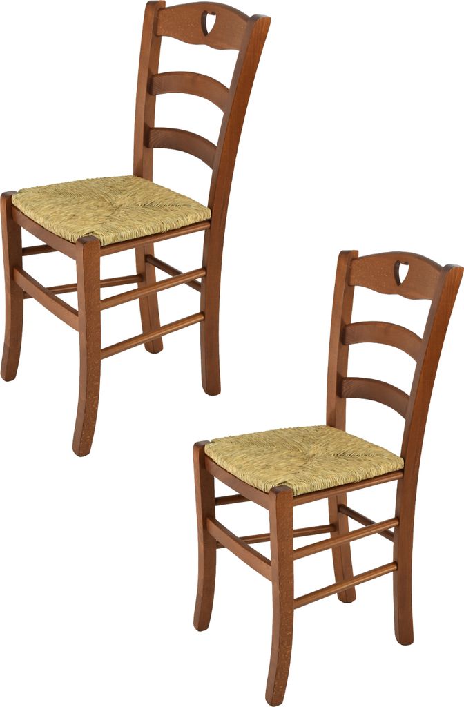 t m c s Tommychairs - Set di 2 sedie CUORE per cucina e Immagine del prodotto 