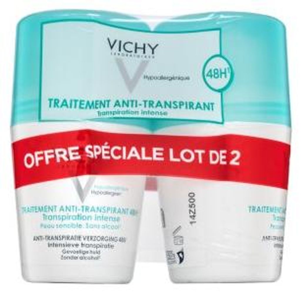 Déodorant anti-transpirant intensif 48 h Vichy en roll-on, Image du produit 