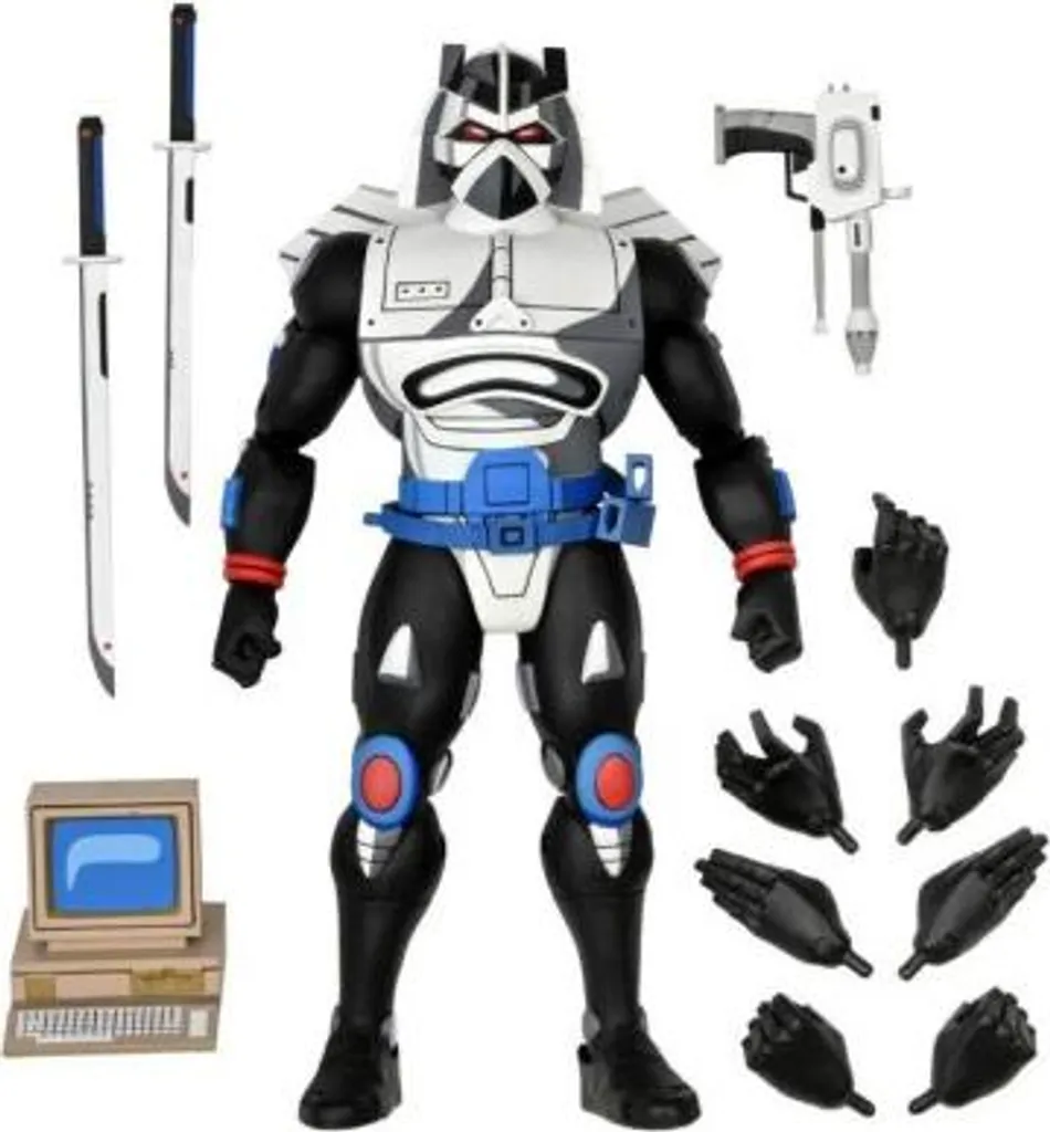 Figurine Robot Chrome Dome TMNT 25 cm Idéale pour Diorama NECA54180