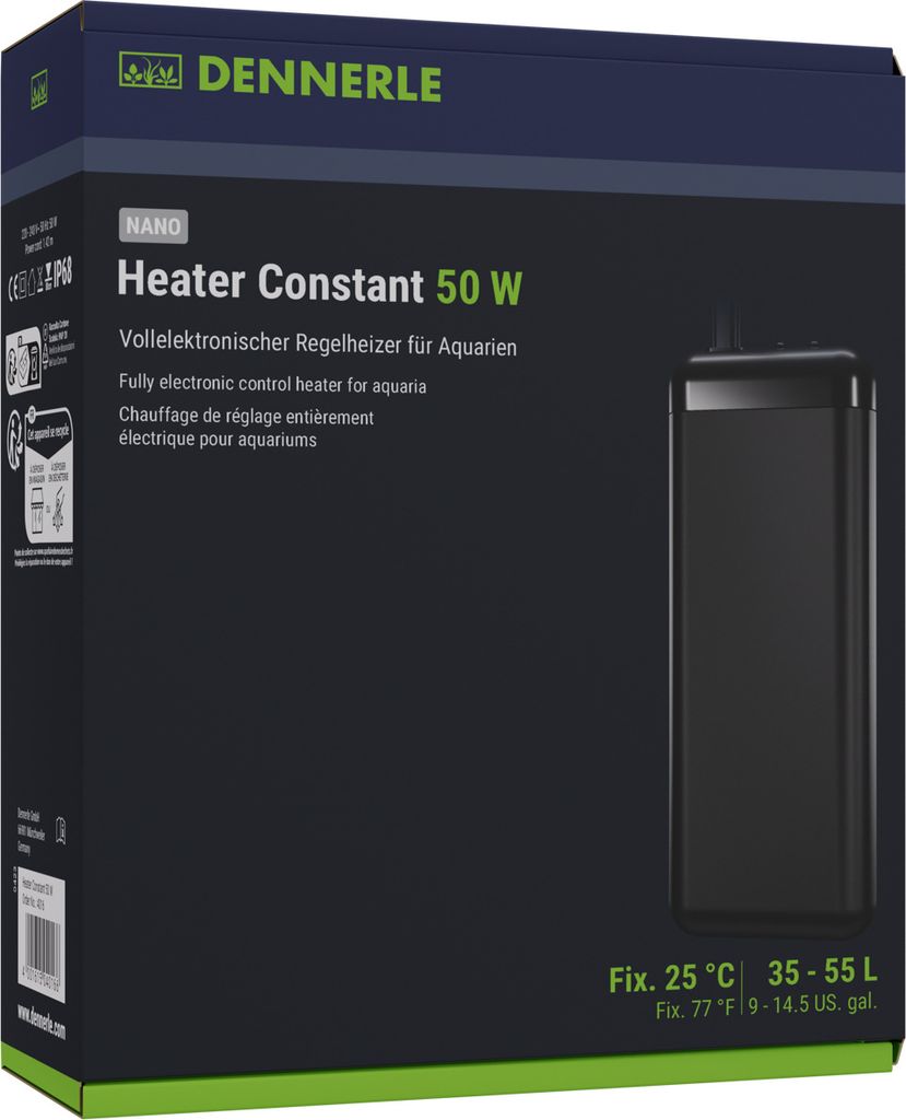 Dennerle Nano Heater Constant 50 W - Vollelektronischer Produktbild 