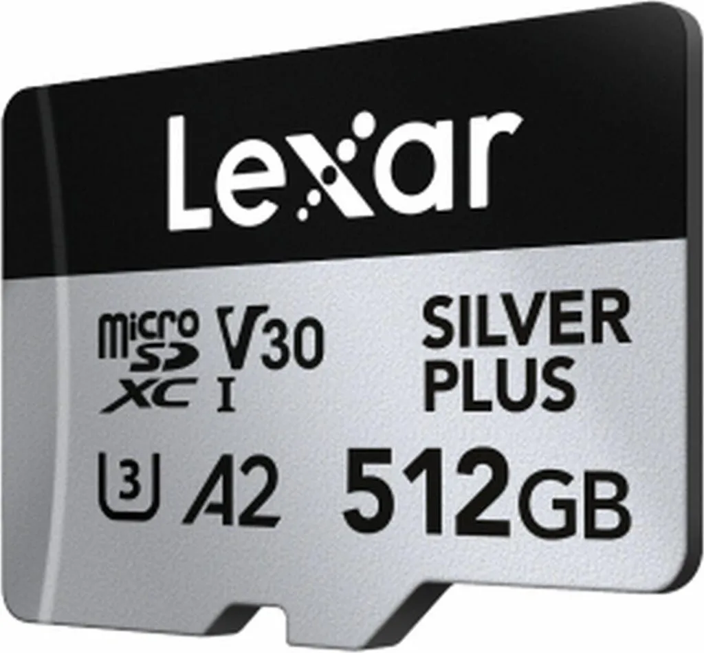 Carte Micro SD 512 Go Lexar adaptateur SD pour smartphone et tablette