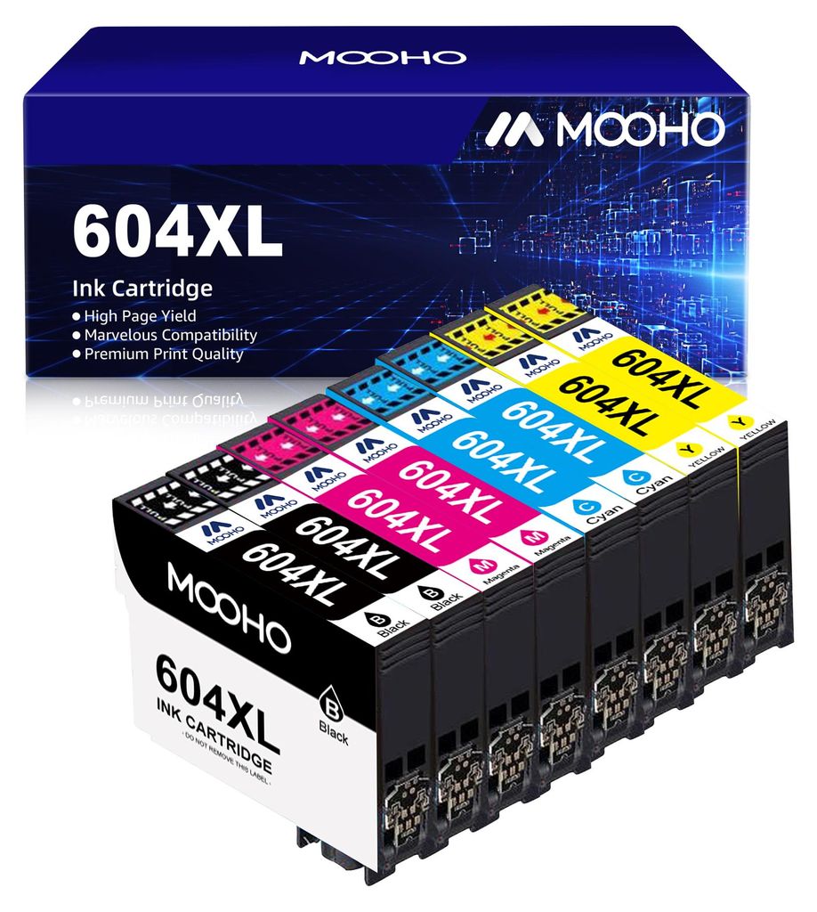 8er-Pack 604 XL 604XL Patronen Kompatible für Epson XP 2205 Produktbild 