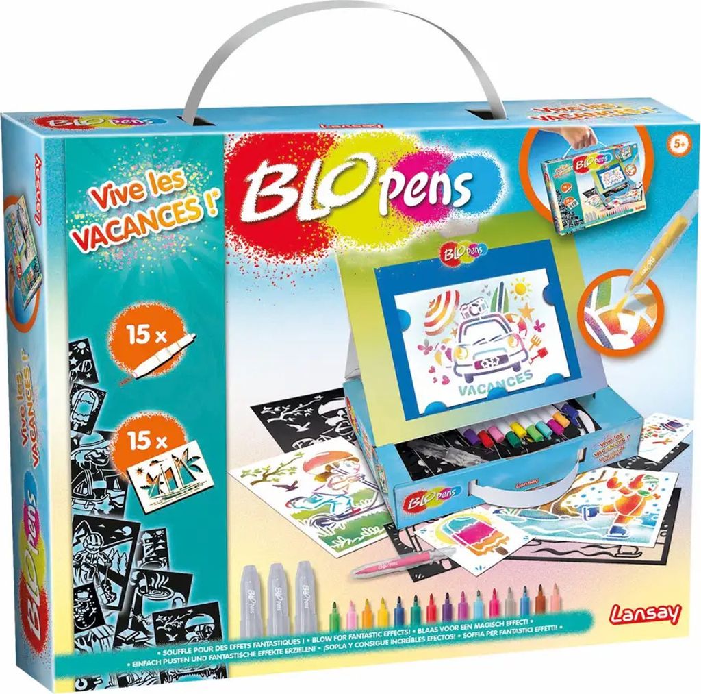 Lansay - BLOPENS Sprühstifteset Koffer