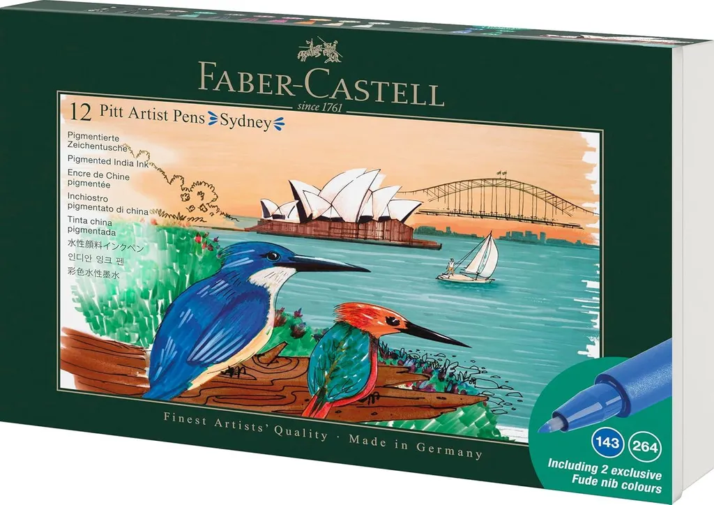 Feutres Dessin Pitt Artist Pen Sydney pour Sketching et Calligraphie