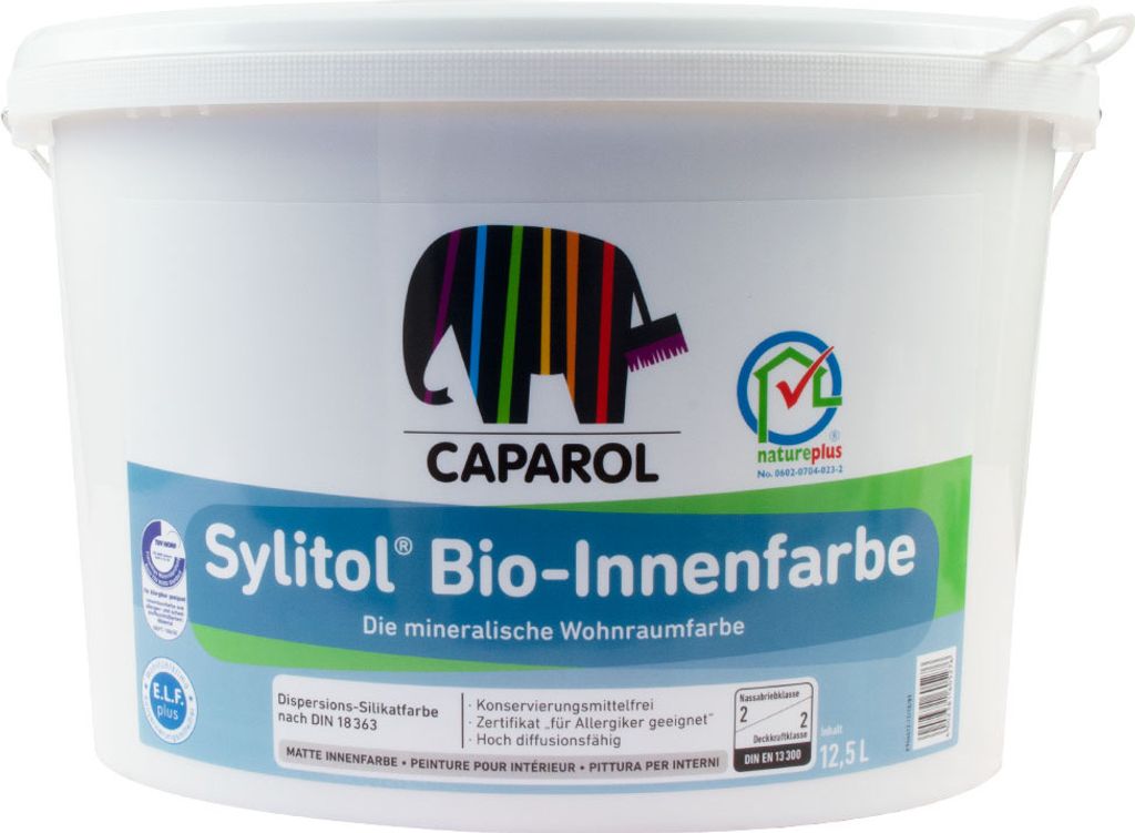 Caparol Sylitol -Innenfarbe für Allergiker geeignet, weiß, Produktbild 