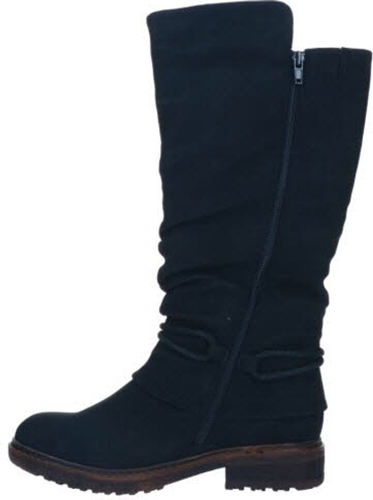 Rieker Damen Stiefel 96059 - Klassische Winterstiefel | Mit Klettverschluss Bequem