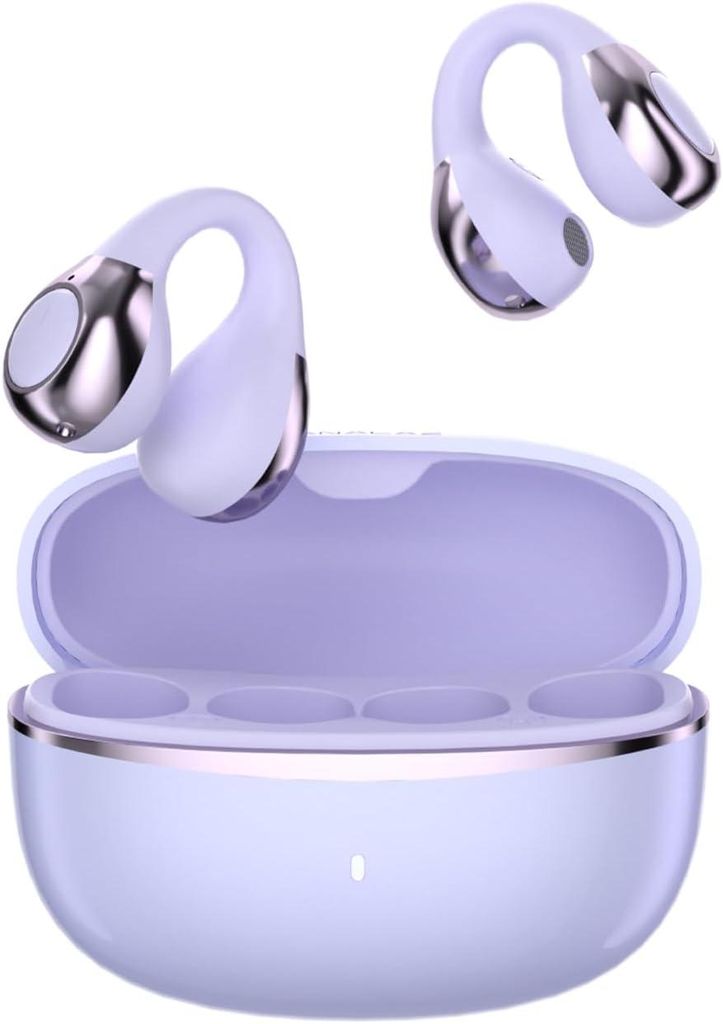 Open-Ear-Kopfhörer I5,Kabellose Bluetooth 6.0 Clip-On-Ohrhörer mit ENC, IPX5 wasserdicht, 36 Std. Langlebige Wiedergabe, Kristallklare Gespräche