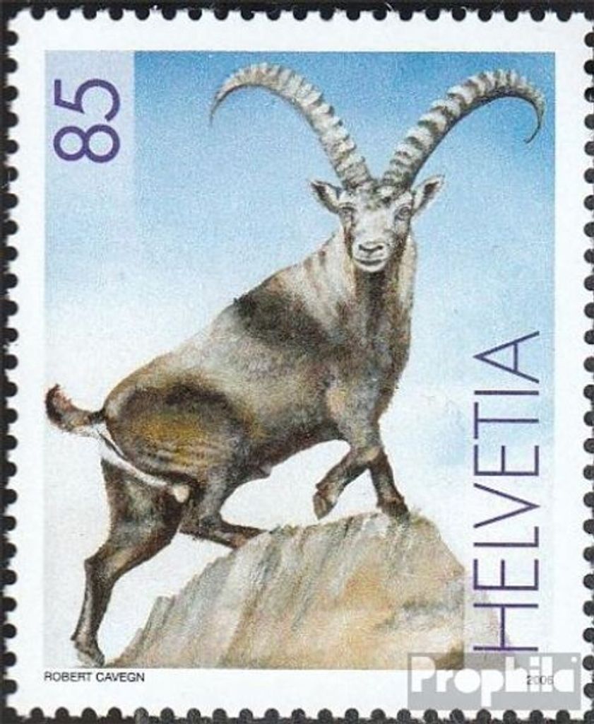 Briefmarken Schweiz 2006 Mi 1960 (kompl.Ausg.) gestempelt Wiederansiedlung des Steinbocks