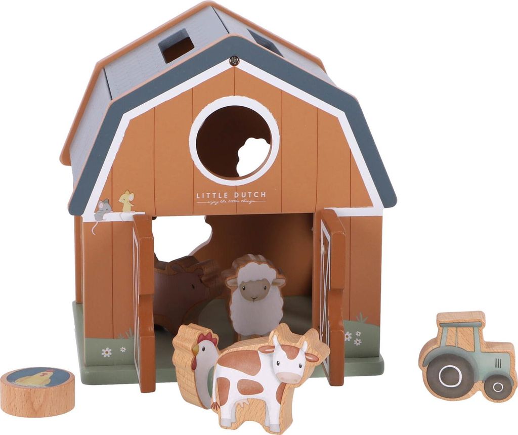 Little Dutch Little Farm – krabica na kocky, Farm House Obrázok produktu 
