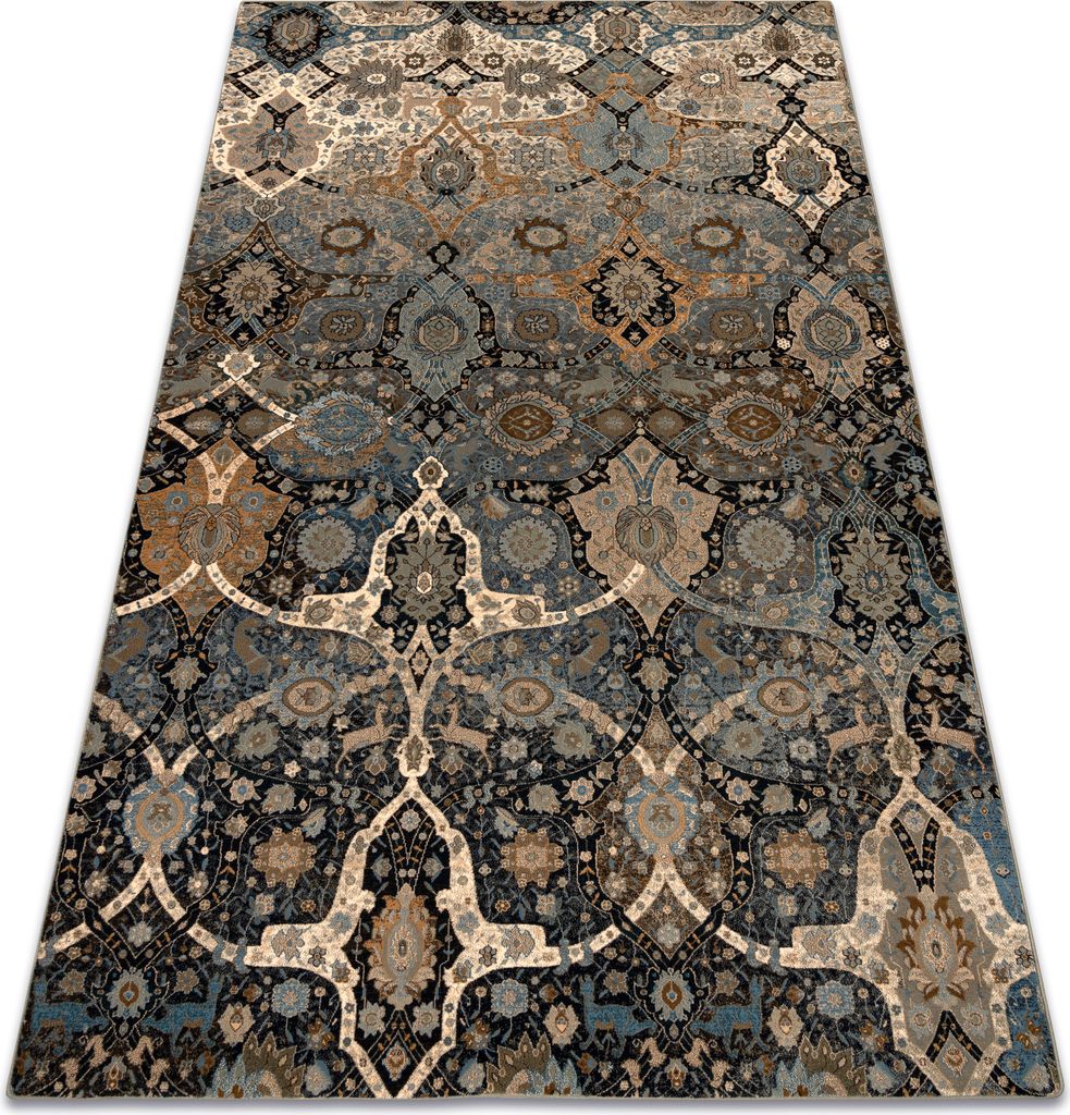 Wollteppich SUPERIOR KIRMAN orientalisch, cognac, beige Mehrfarben 170x235 cm