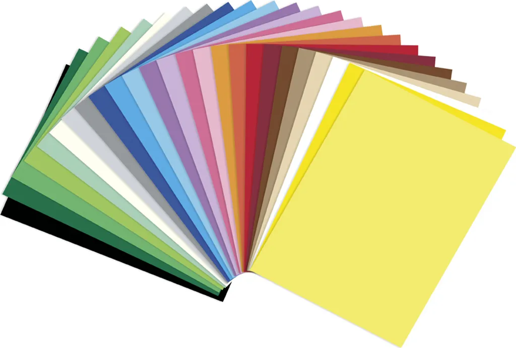 Folia 67/100 09 Carta Argilla 50x70 cm 100 Fogli 10 Colori Assortiti