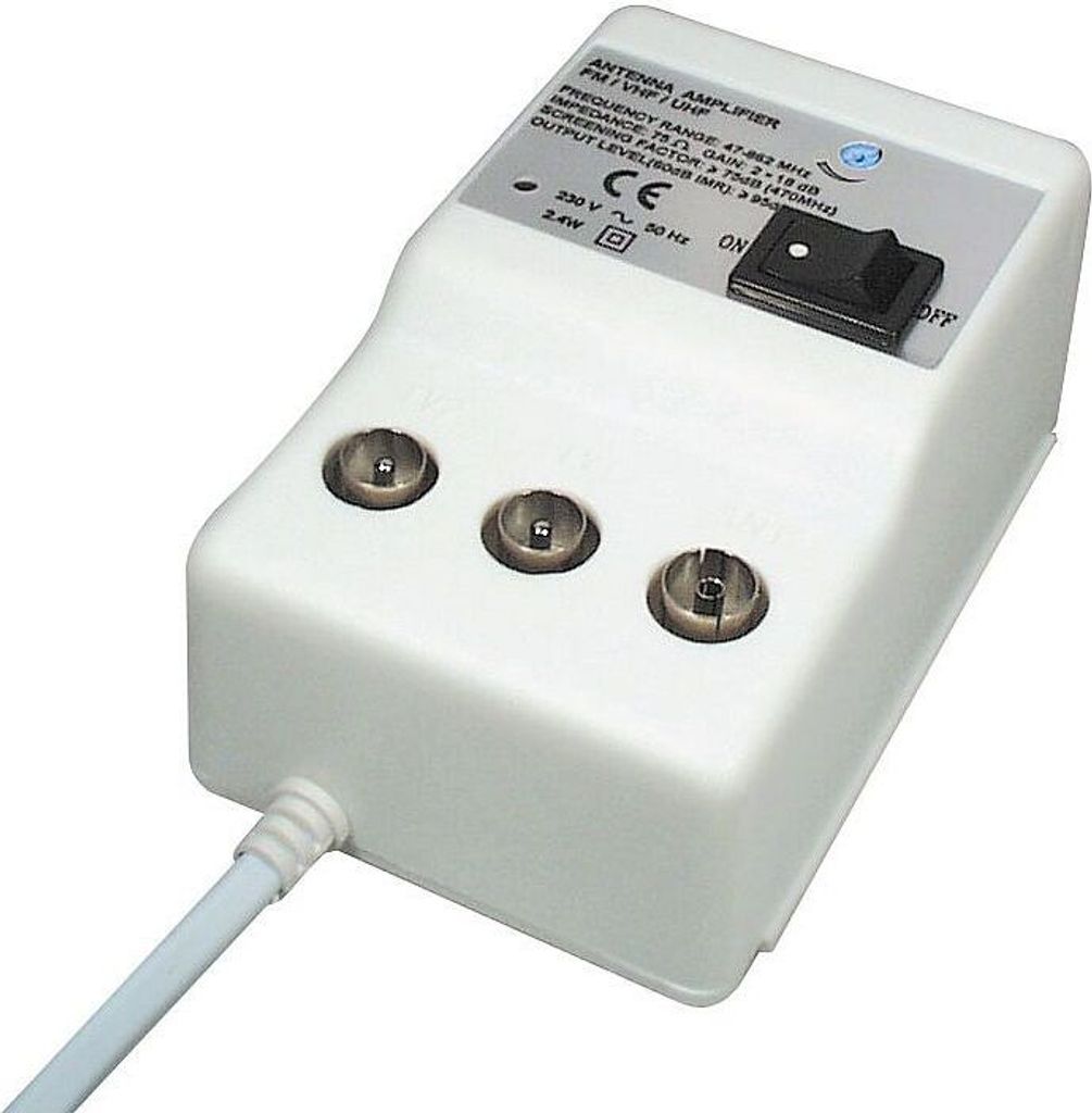 Transmedia FP8iRL 2-Geräte Antennenverstärker Verstärkung 20dB