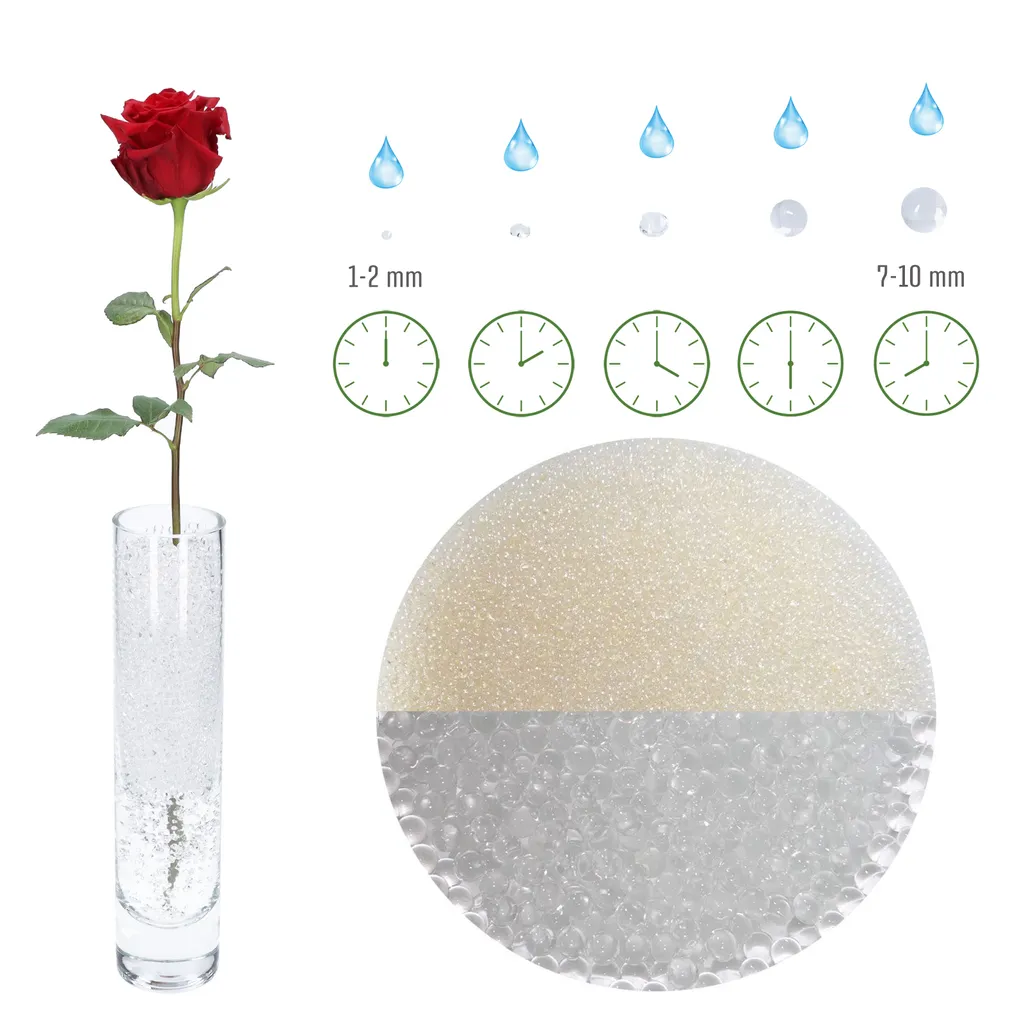 Granulés d'Hydrogel pour Composition Florale et Mariage Effet Cristal - 2