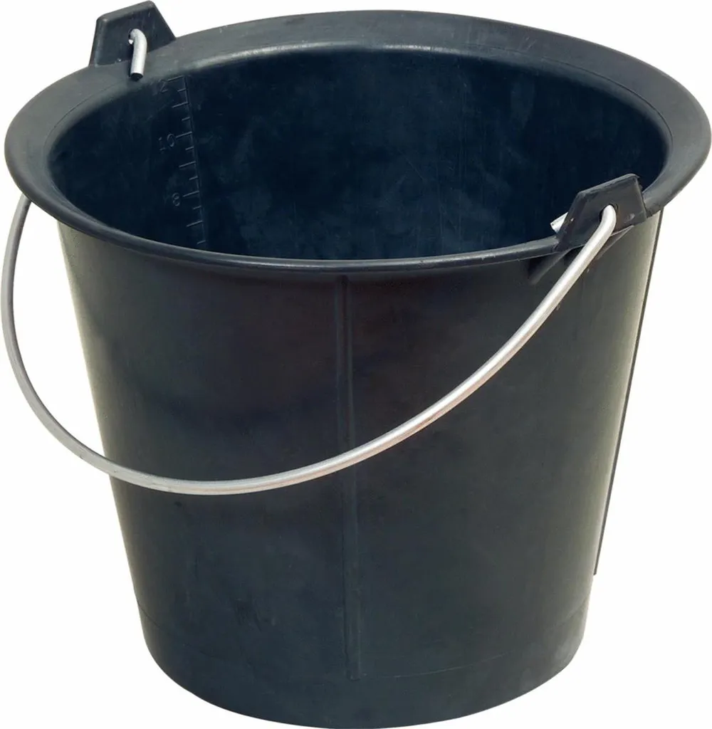 Seau 12L incassable KS Tools 140.0038 fini les seaux fendus sur chantier