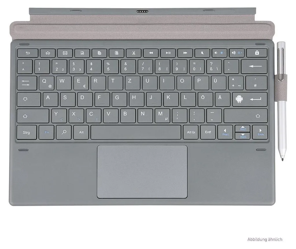 Housse Clavier pour Tablette Terra Pad 1200 Disposition UK QWERTY Fine