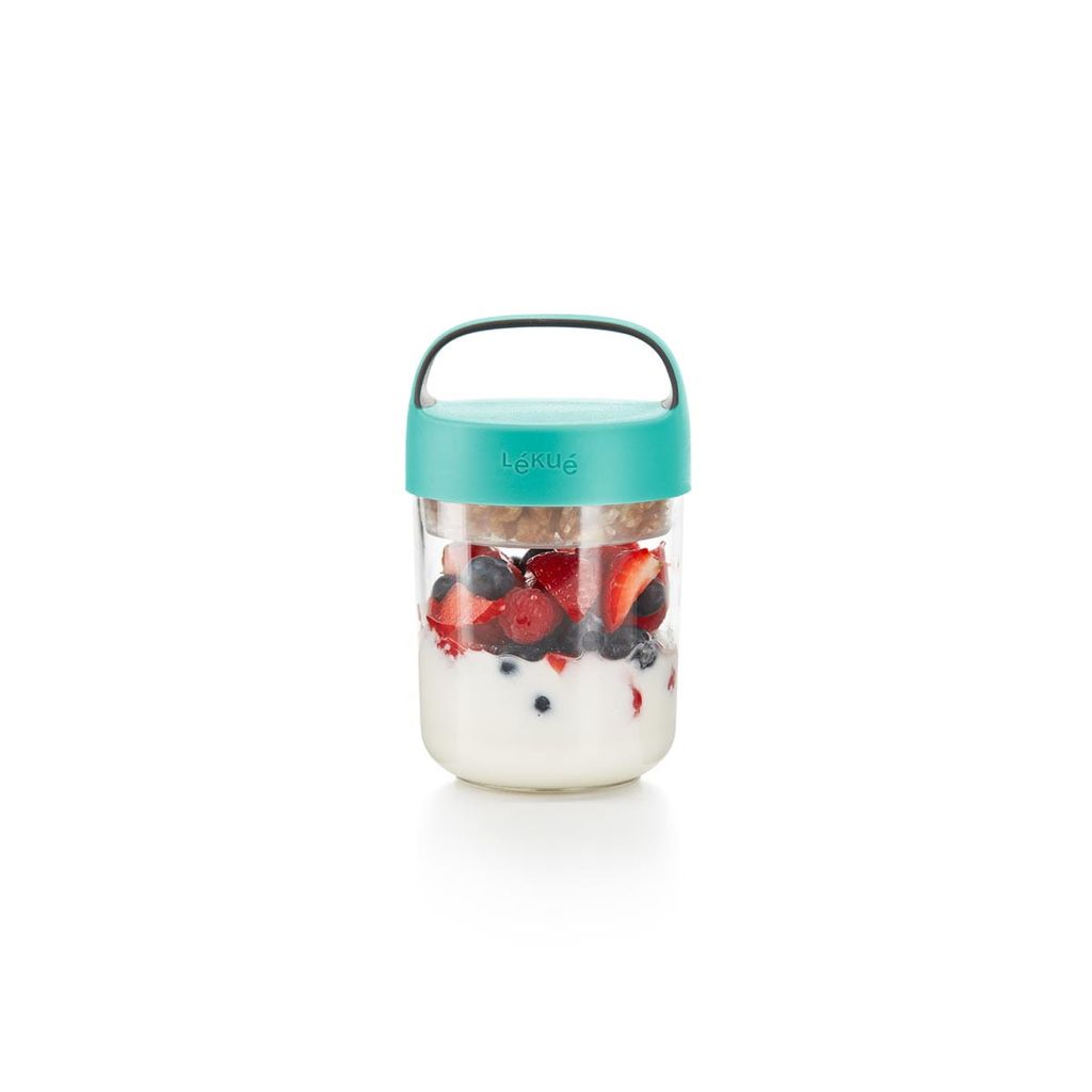 Nádoba JAR TO GO tyrkysová 400 ml / Lekue Obrázok produktu 