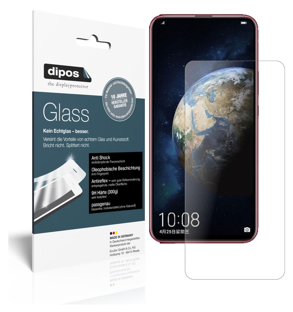 1+1x Schutzfolie für Honor Magic 2 matt - Anti-Shock 9H Folie dipos Glass