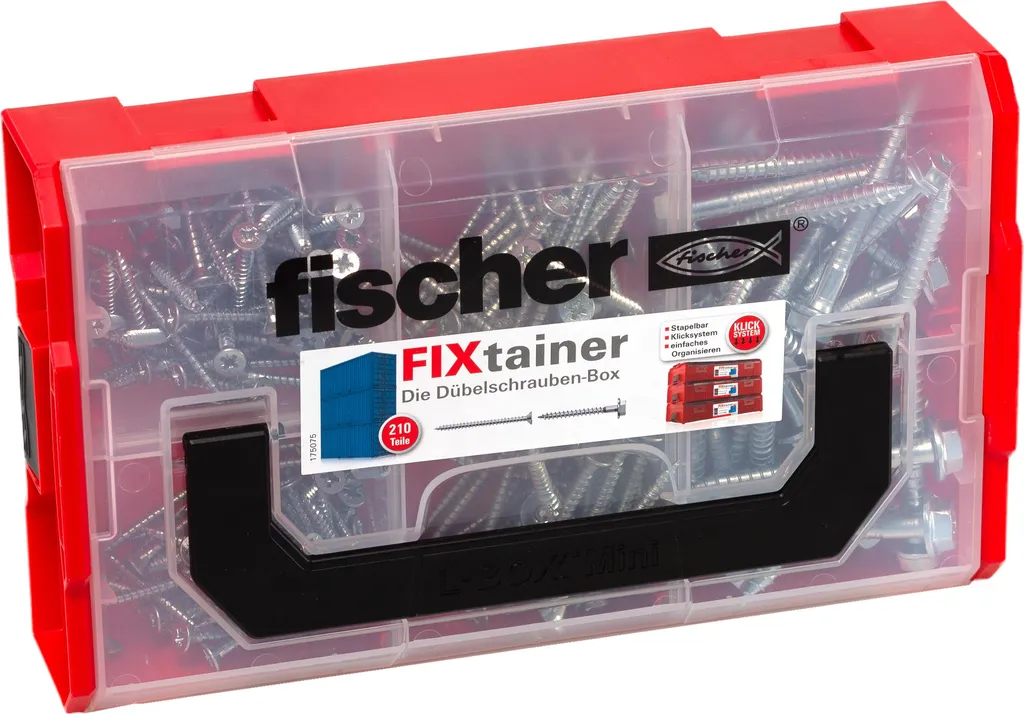 Kit Fischer FIXtainer DuoPower Technologie Bi-composant avec Vis 553347