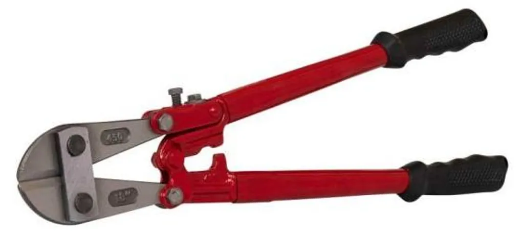 Coupe-boulon professionnel 45 cm série 18 rouge pour tiges métalliques