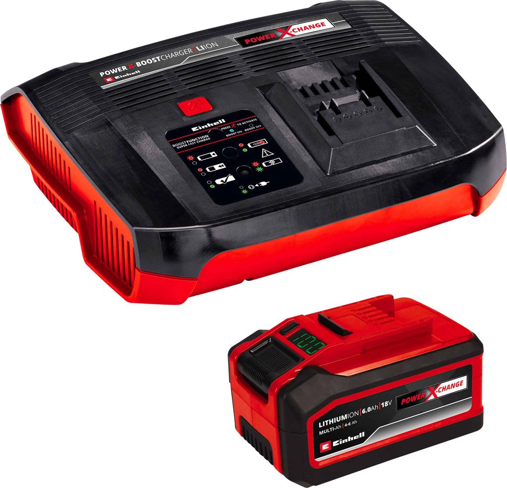Einhell Starter Kit 18V 4-6Ah& 6A Boostcharger