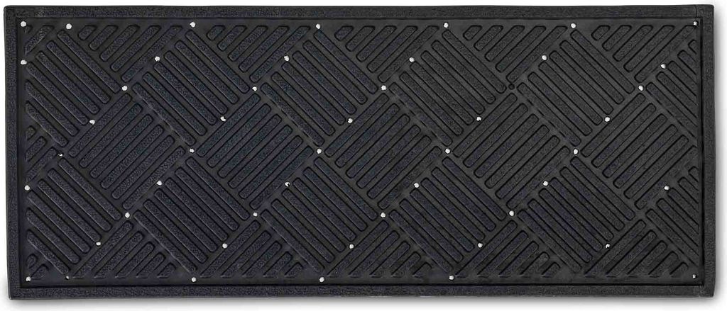 Astra Fußmatte Außen DYNAMIC RILLEN Schwarz 25 x 60 cm Produktbild 