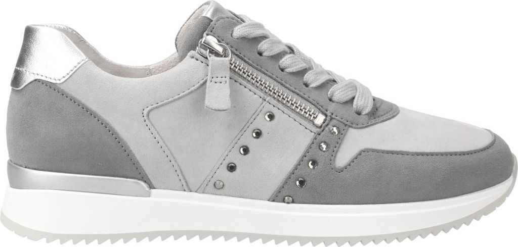 Gabor Sneaker 3.481.19, Rauleder, Grau, Damen