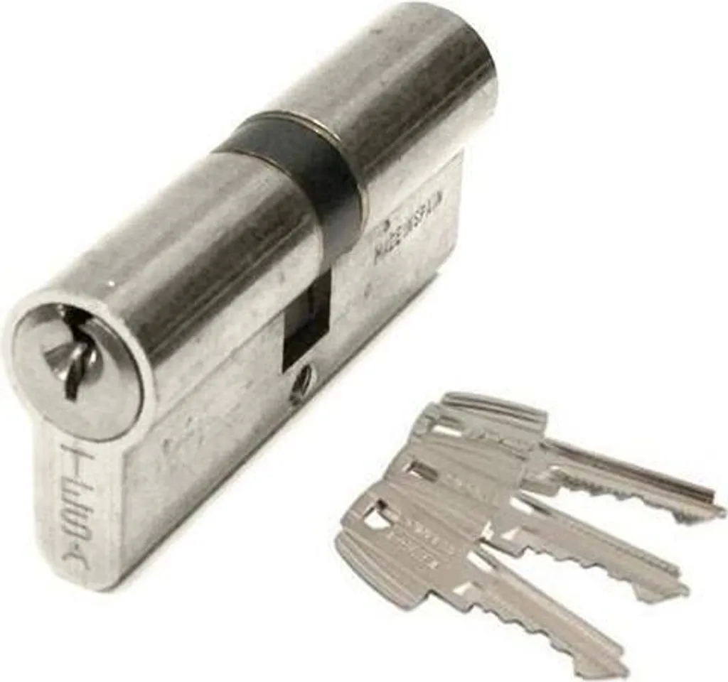 Cylindre TESA TE5 50x50mm nickelé : Sécurisez votre porte contre le vol