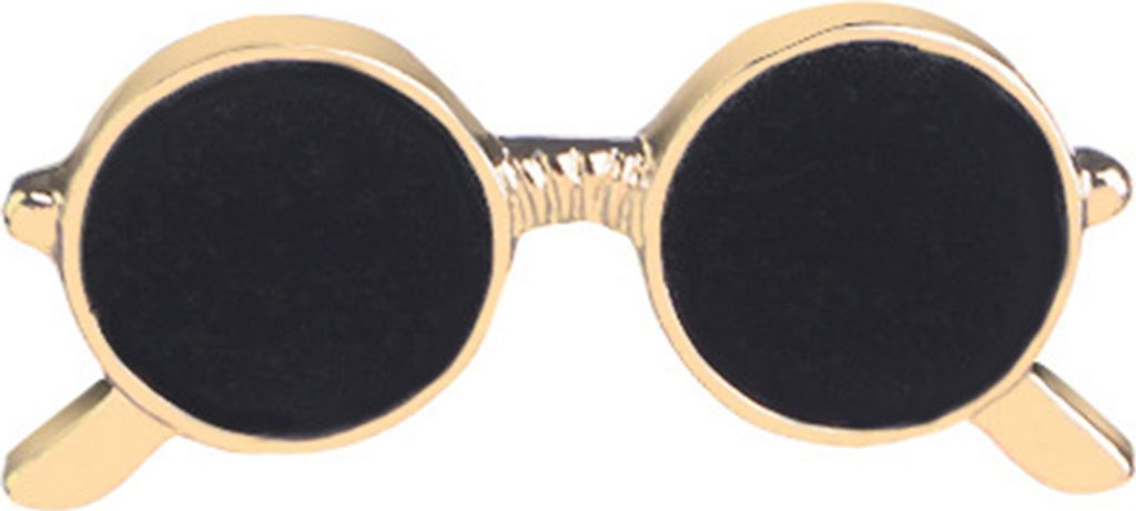 Sonnenbrille Herren Abzeichen Brosche Anstecknadel Anstecknadel Tasche Hemd Anzug Hochzeit Bräutigam Geschenk-Golden