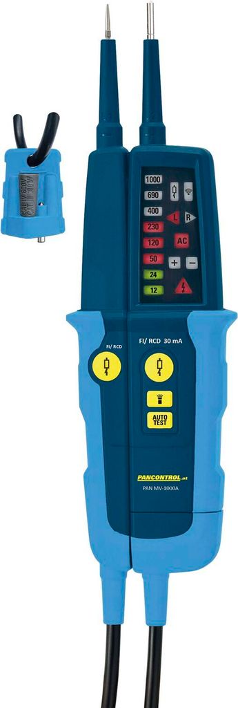 Pancontrol Spannungsprüfer 2 polig PAN MV - Stromprüfer mit LED Anzeige, 1000V