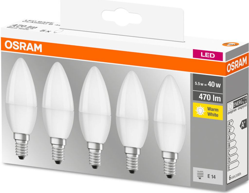 B40 Led Insert OSRAM LED BASE Classic B40, matné skleněné | Kaufland.cz