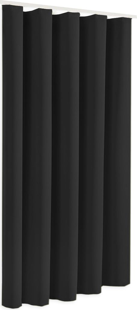 Verdunkelungsschal Sopran Universalband schwarz BxH 140x245cm