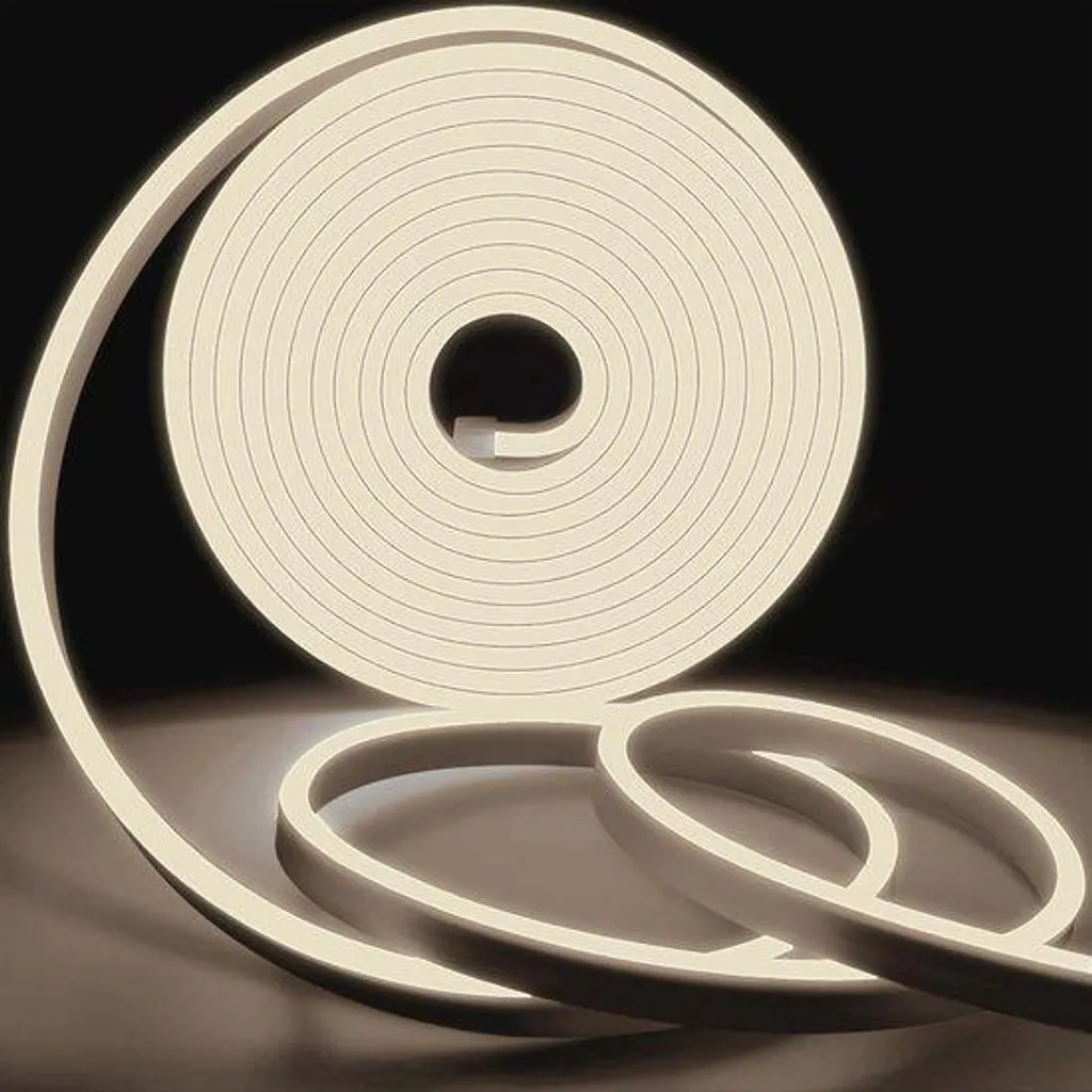 Ruban LED Cuisine et Salon 10m Blanc 230V - Décoration Festive et Moderne