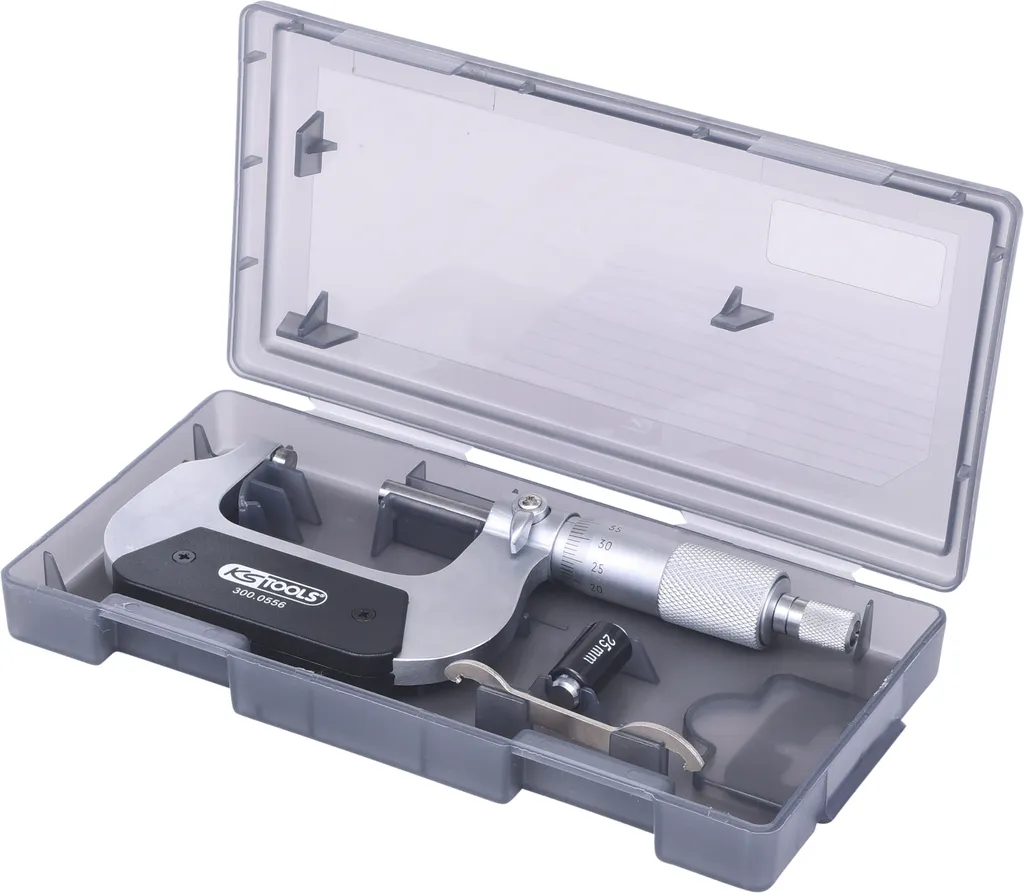 KS Tools 300.0556 Micrometro 25-50mm Esterno Professionale DIN 863