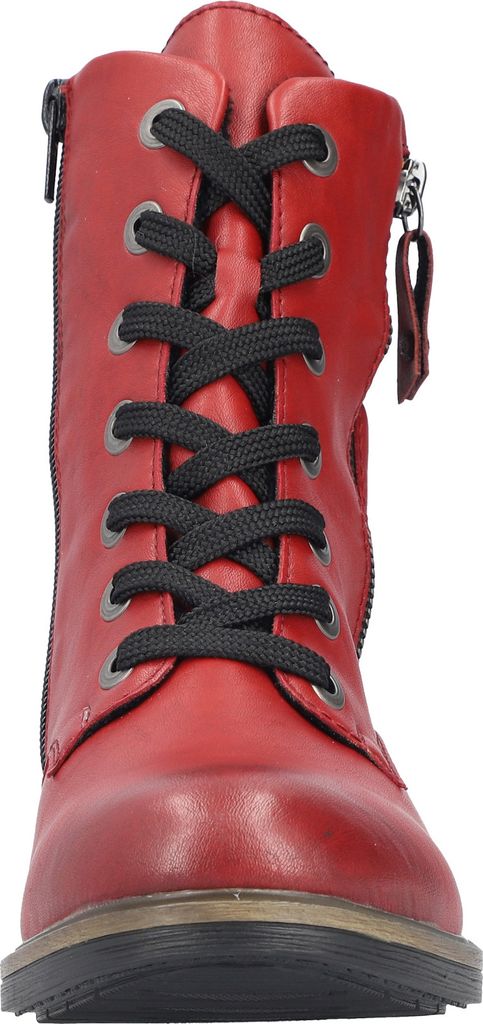 Rieker Damen Schnürboot Stiefelette Zierreißverschluss Produktbild 