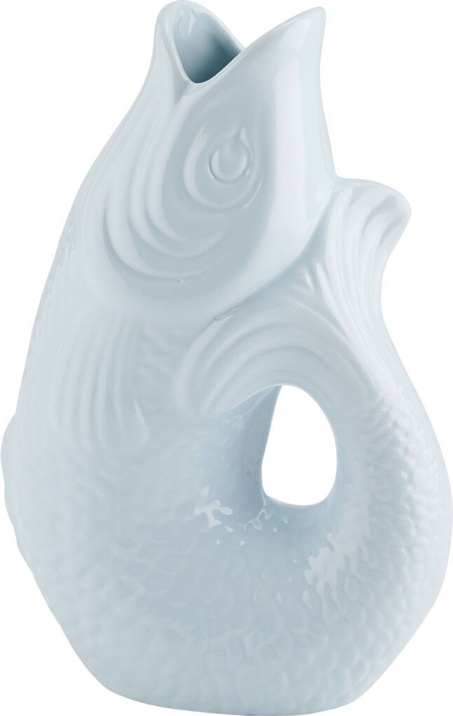 Gift Company Monsieur Carafon Vase / Karaffe Fisch L blue horizon 2,7l