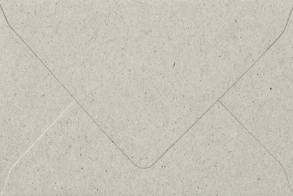 Enveloppe pour faire-part de mariage sable 125 x 180 mm élégante et chic