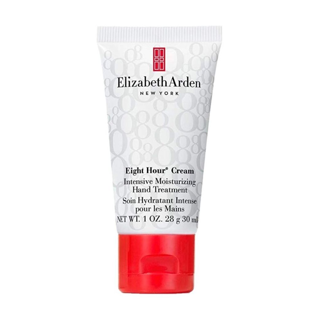 A tube of Elizabeth Arden Eight Hour Cream Intensive Moisturizing Hand Treatment.