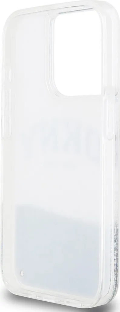 Coque iPhone 14 Pro DKNY Liquid Glitter Arch Logo Flexible Transparente - 5