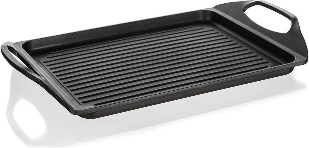 BANQUET Grillplatte TACA 45x27 cm Aluminium Schwarz