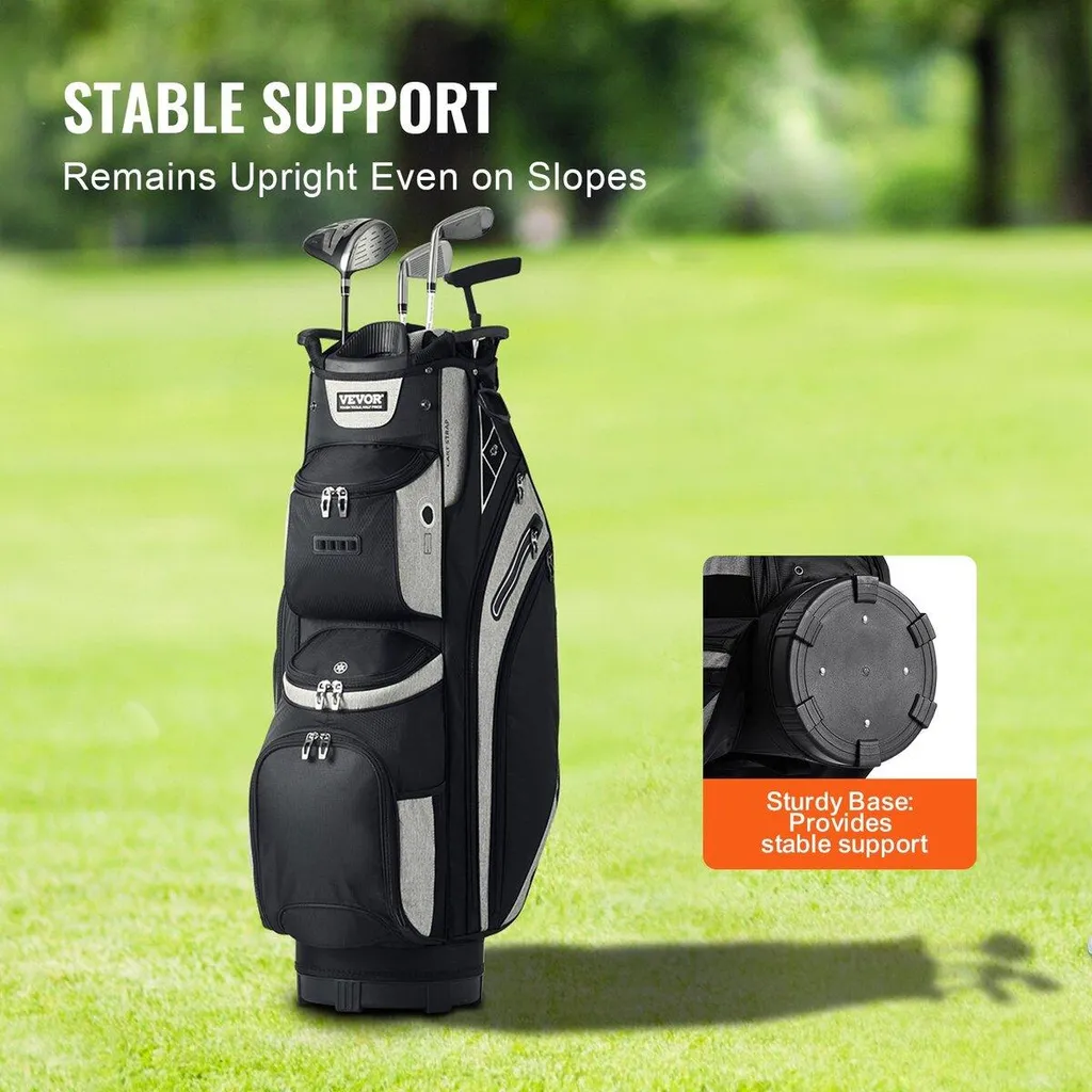 Sac de golf 14 diviseurs avec poches multiples et rangement complet - 6