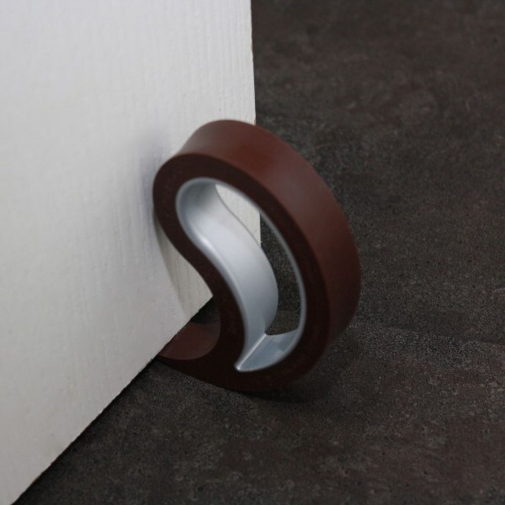 5 x Türstopper Fensterstopper Stoppi Schokobraun