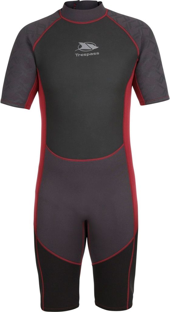Trespass - "Argon 3mm" Neoprenanzug für Herren TP5500 (L) (Schwarz/Rot)