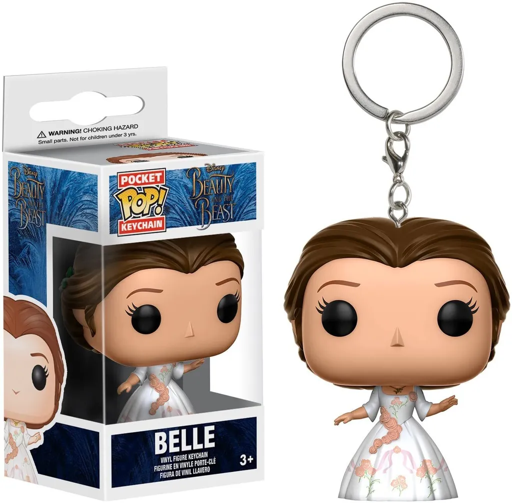 Porte-clés POP Keychain La Belle et la Bête Belle Disney figurine vinyle