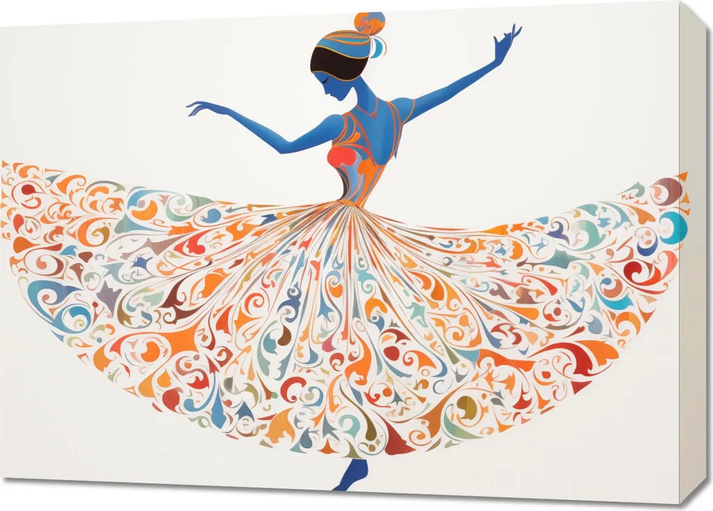 Sublimez vos Murs Vides avec l'Image Ballerine virevoltante 70x50 cm