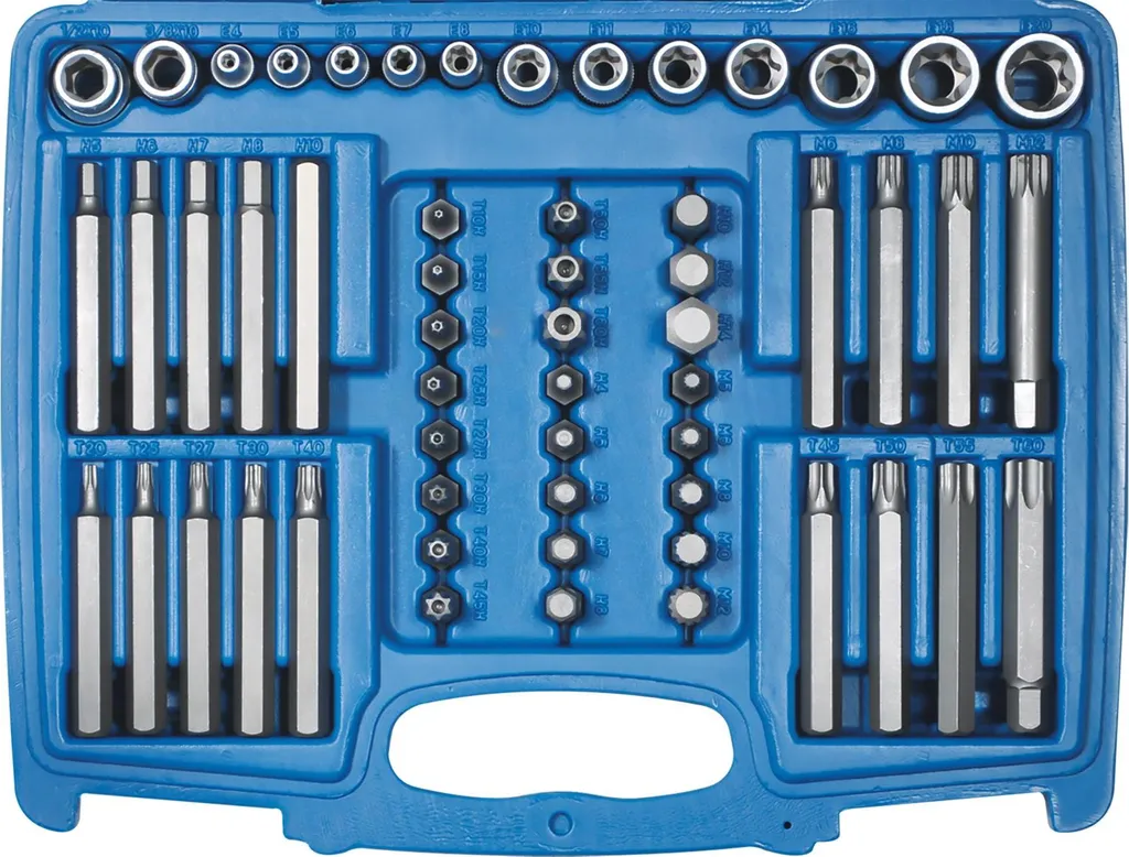 Kit Complet Embouts de Vissage Spécial Culasse et Freinage 56 Pièces T E
